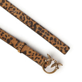 Cintura con stampa leopardata in pelle 100143 A32AM35Q PINKO 
