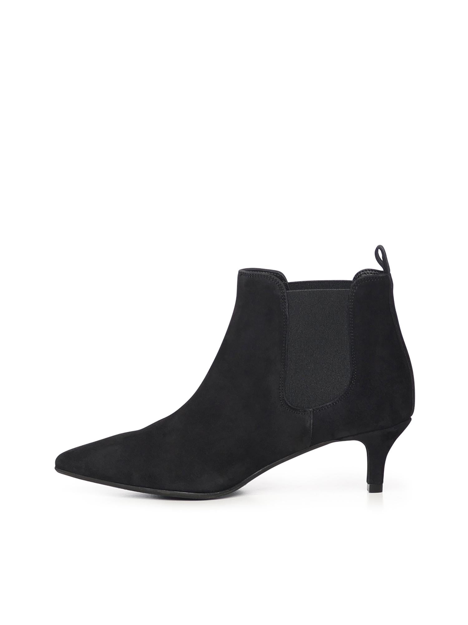 Stivaletti Deva Beat in pelle scamosciata A56099 NERO CARMENS 