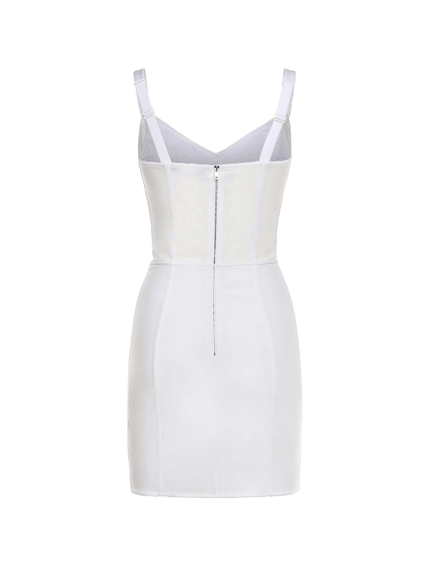 Abito in guaina elastica e pizzo F63G8T GDCLQW0800 DOLCE & GABBANA 