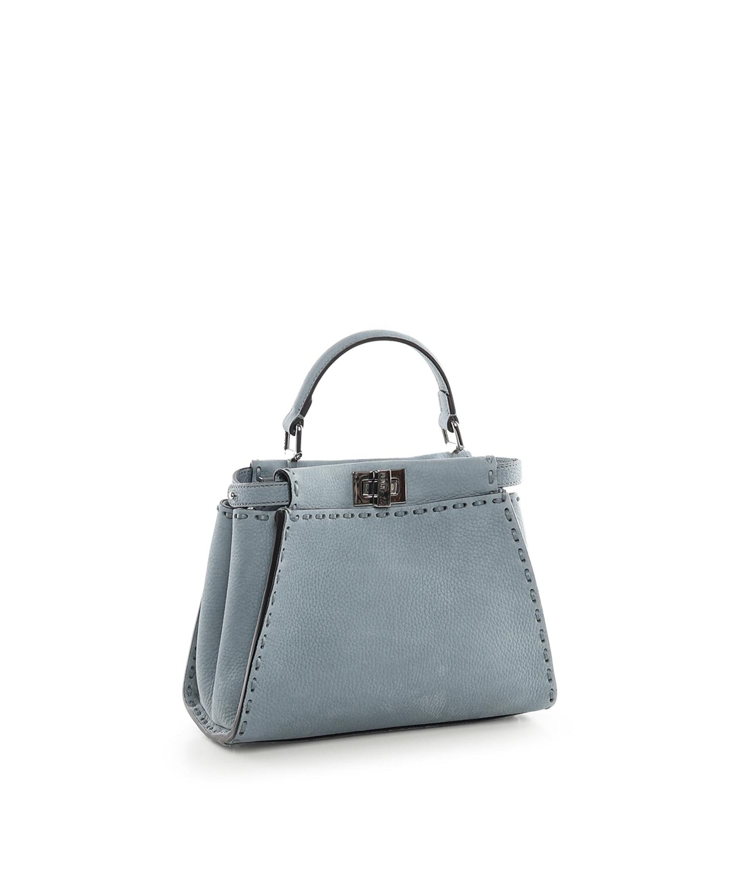 Borsa Peekaboo Mini in nabuk 8BN244 AVQQF1USY FENDI 