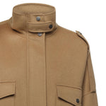 Caban in panno double con collo alto 105341 A2XMCAM PINKO 
