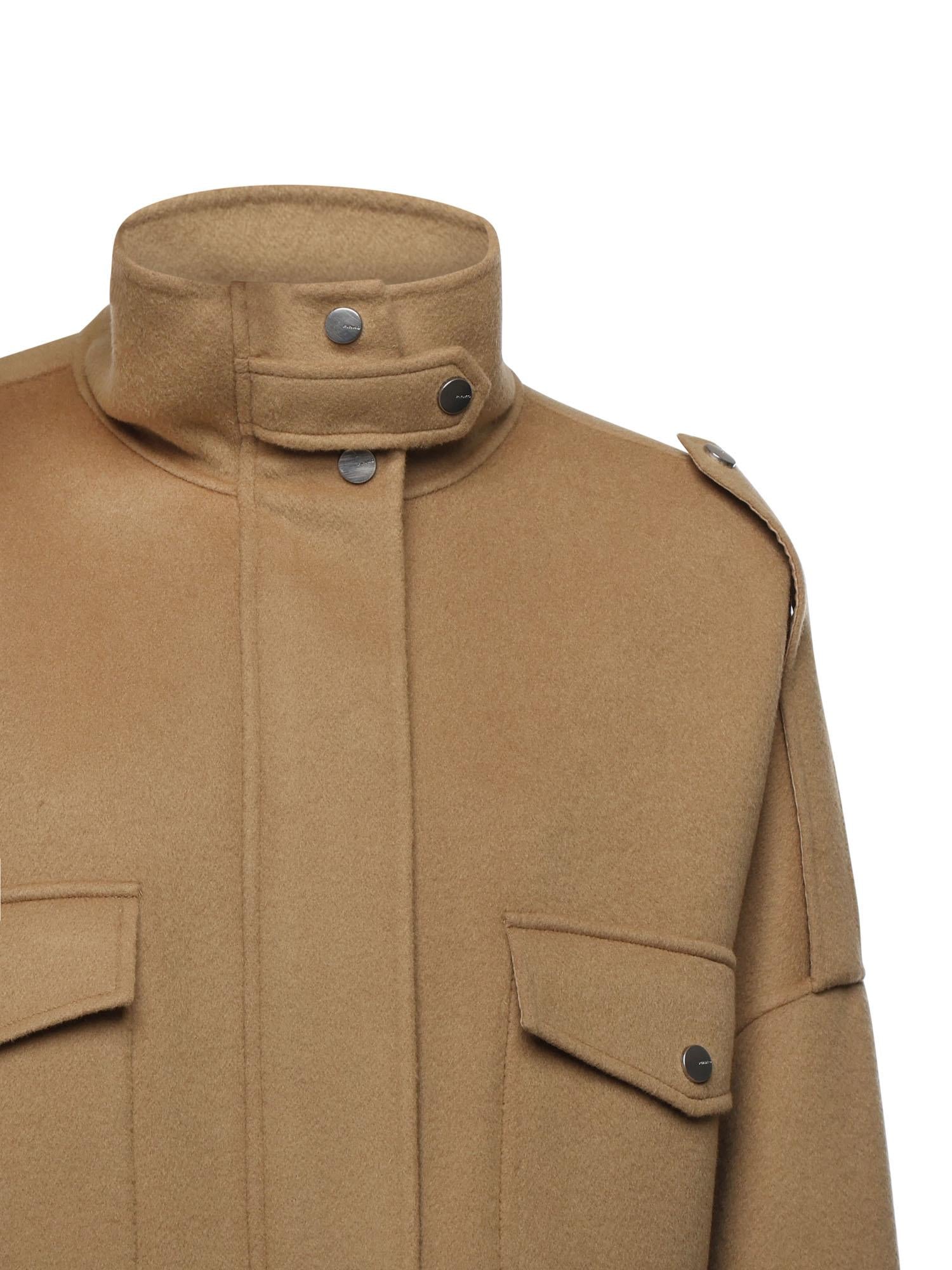Caban in panno double con collo alto 105341 A2XMCAM PINKO 