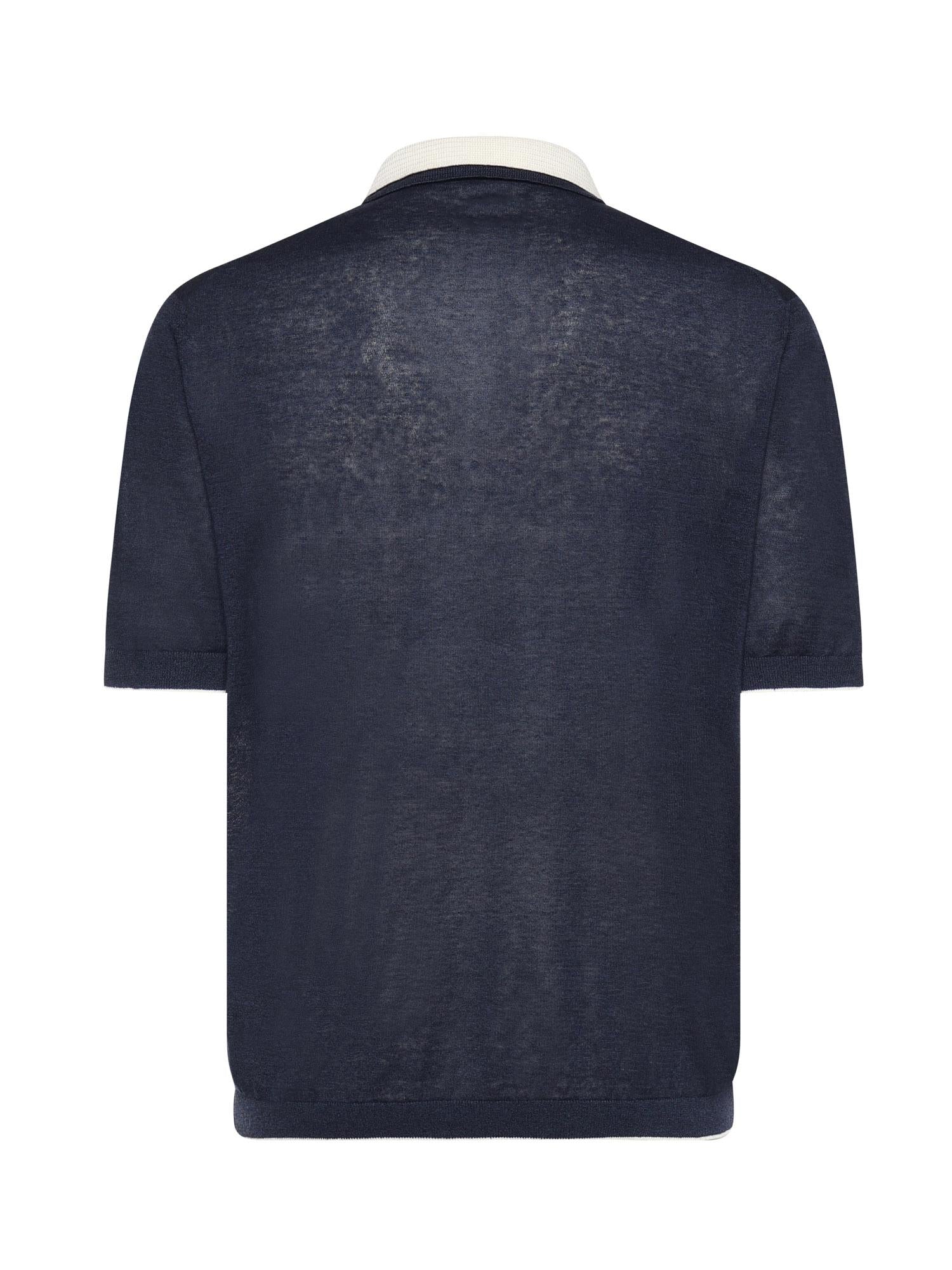 Polo in misto lino M76POLM01MAG0M059 11-01 ELEVENTY 