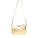 Borsa a tracolla in pelle con logo 73BP9VT03 LOLLI POPPOP GOLD V° 73 