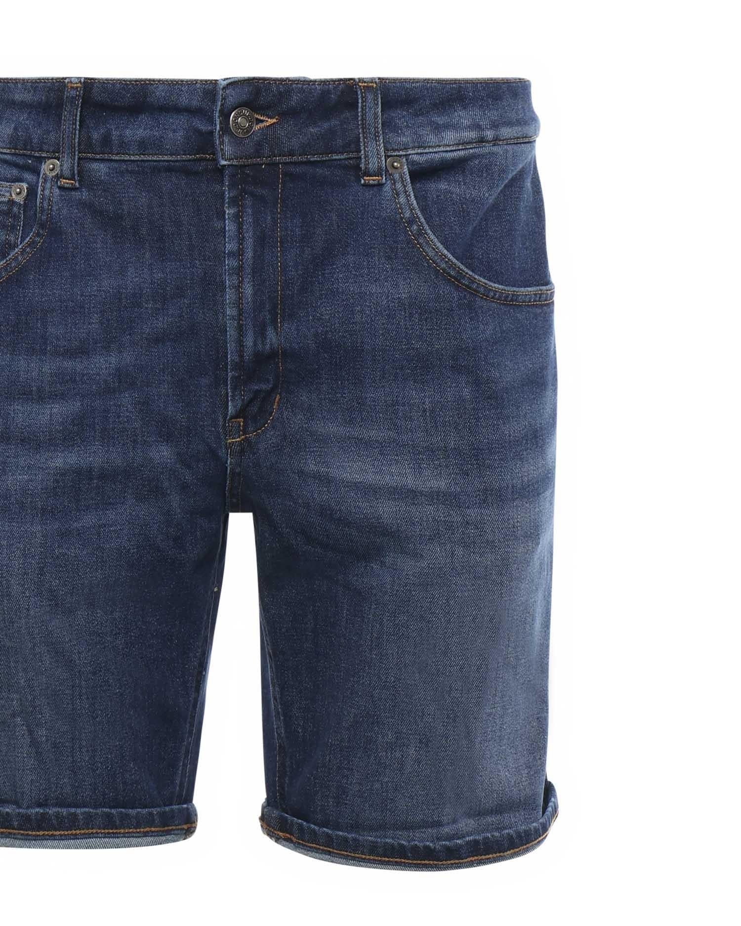 Bermuda Derick in denim stretch UP454 DSE340UIM6800 DONDUP 
