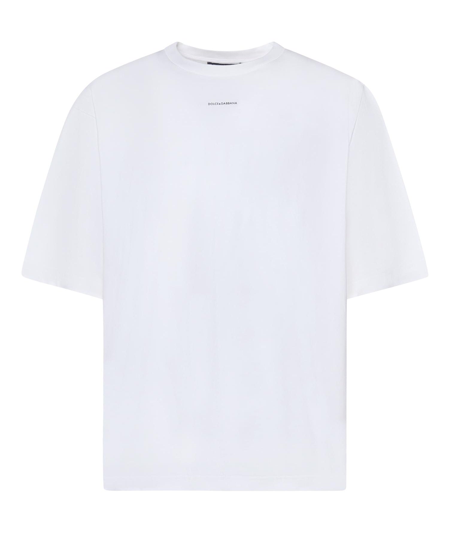 T-shirt con stampa in cotone G8PB8T G7PYRW0800 DOLCE & GABBANA 