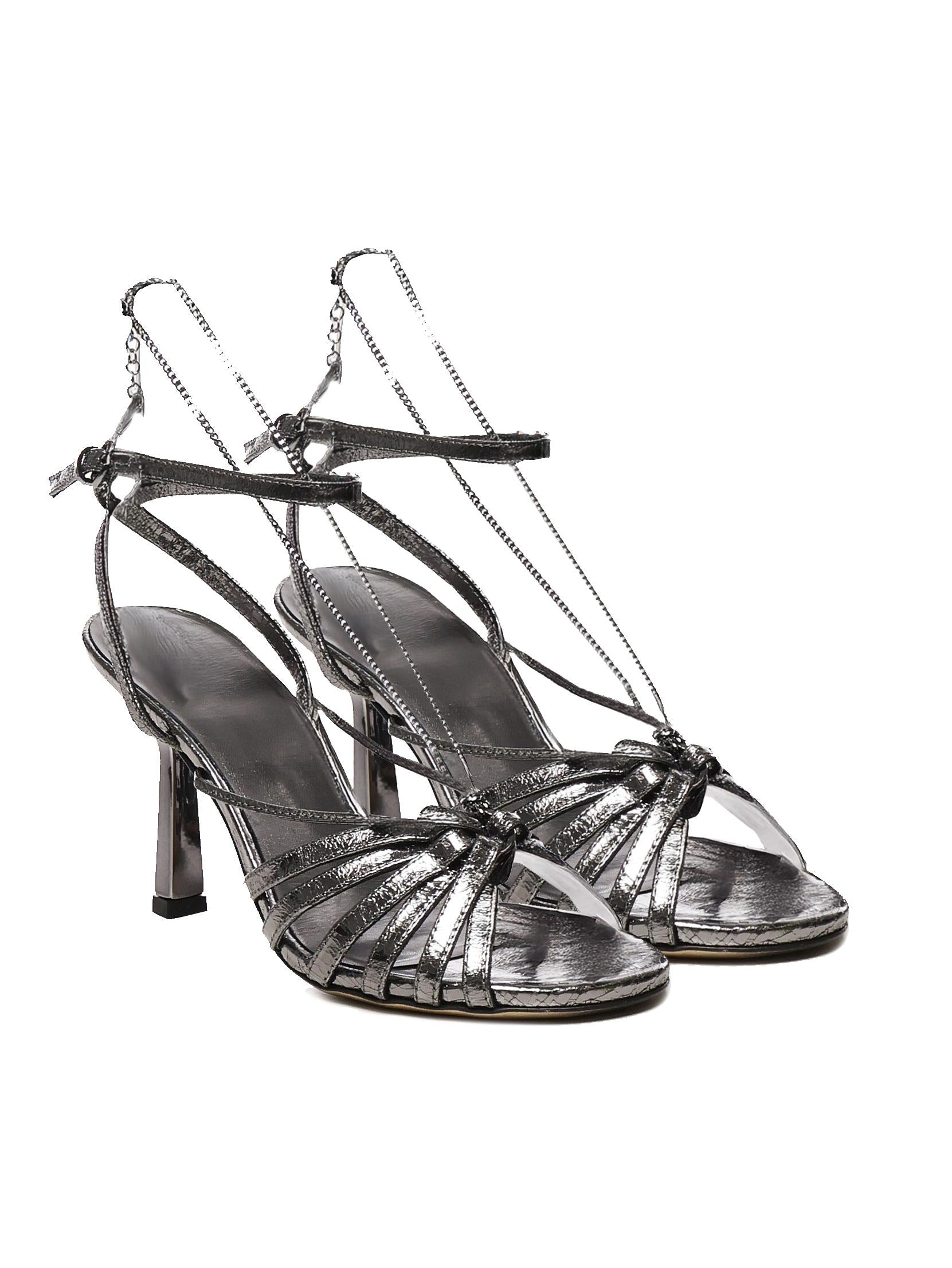 Sandali Nico laminati<BR/> GWF00858 F00712870323 GOLDEN GOOSE 