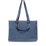 Borsa shopping Tita con logo 73BS9TZ01D TITADENIM/NATURALE V° 73 