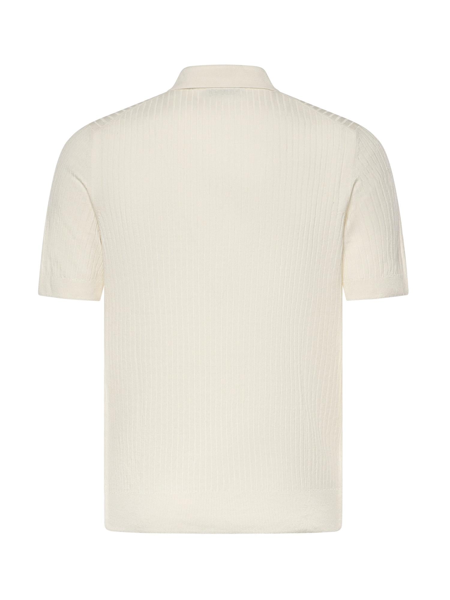 Polo in cotone a coste 57118 18641001 GALIANO 