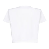 T-shirt cropped con reggiseno all'uncinetto 1083210009857  MAGDA BUTRYM 