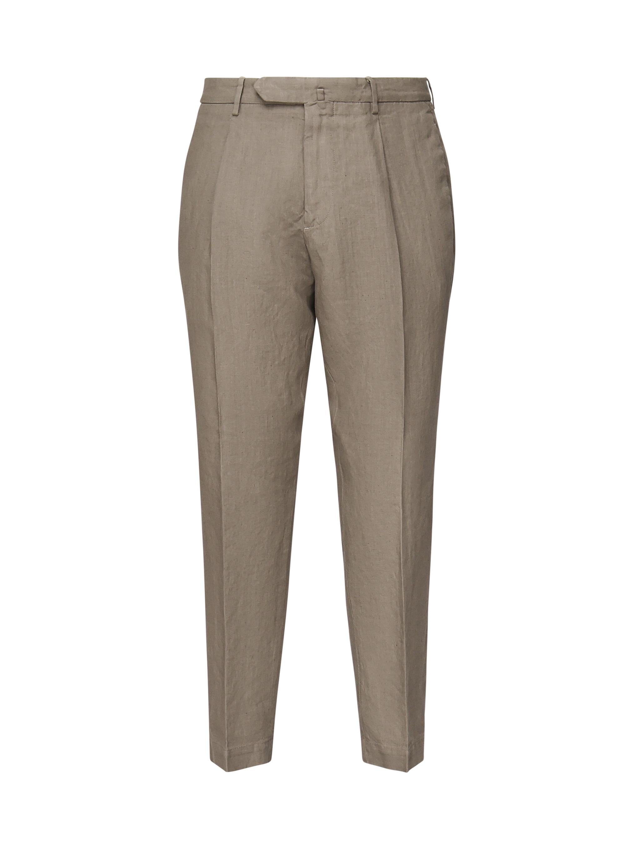 Pantaloni pince in lino ARECHIEVO6 TCR343494 SANTANIELLO 