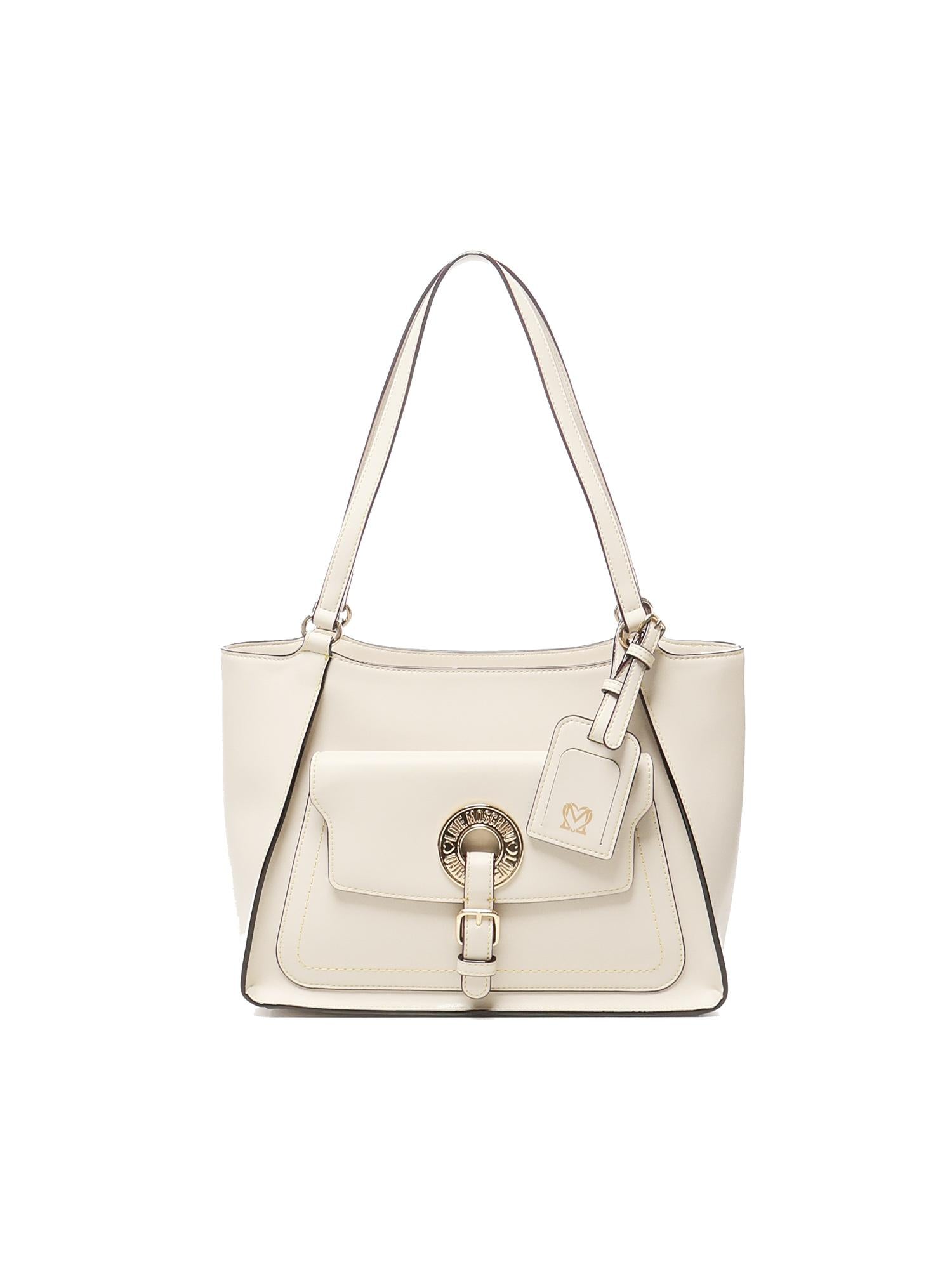Borsa a mano con logo JC4056PP1LLG0 110 LOVE MOSCHINO 