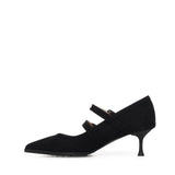 Pumps Geluci in camoscio GELUCI CAM. NERO GIULIANO GALIANO 