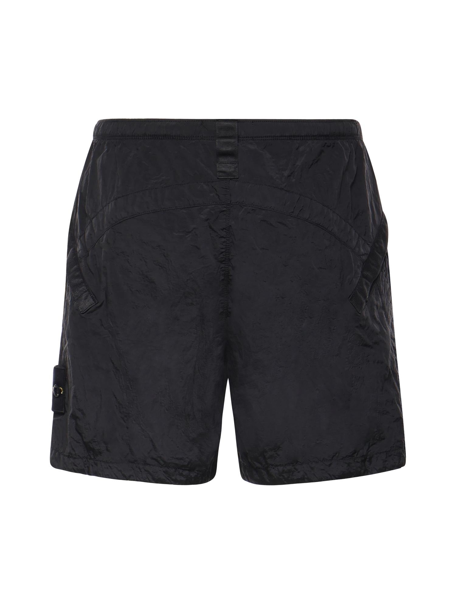 Shorts in nylon metal con logo L1S15L100008 S0019V0029 STONE ISLAND 