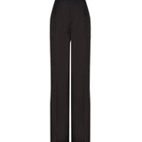 Pantaloni svasati in satin 736713 Y013G1000 SAINT LAURENT 