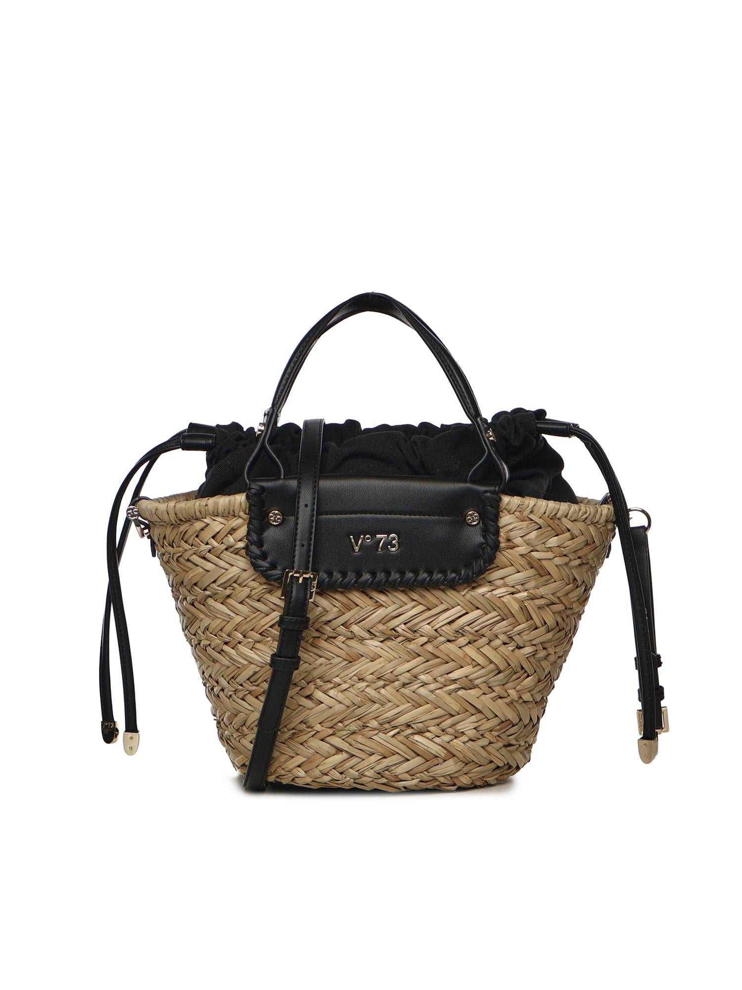 Borsa Vanna con logo 73BS9N201 VANNANERO/NATURALE V° 73 