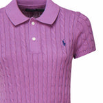 Polo cropped a trecce<BR/> 211972118 002 POLO RALPH LAUREN 