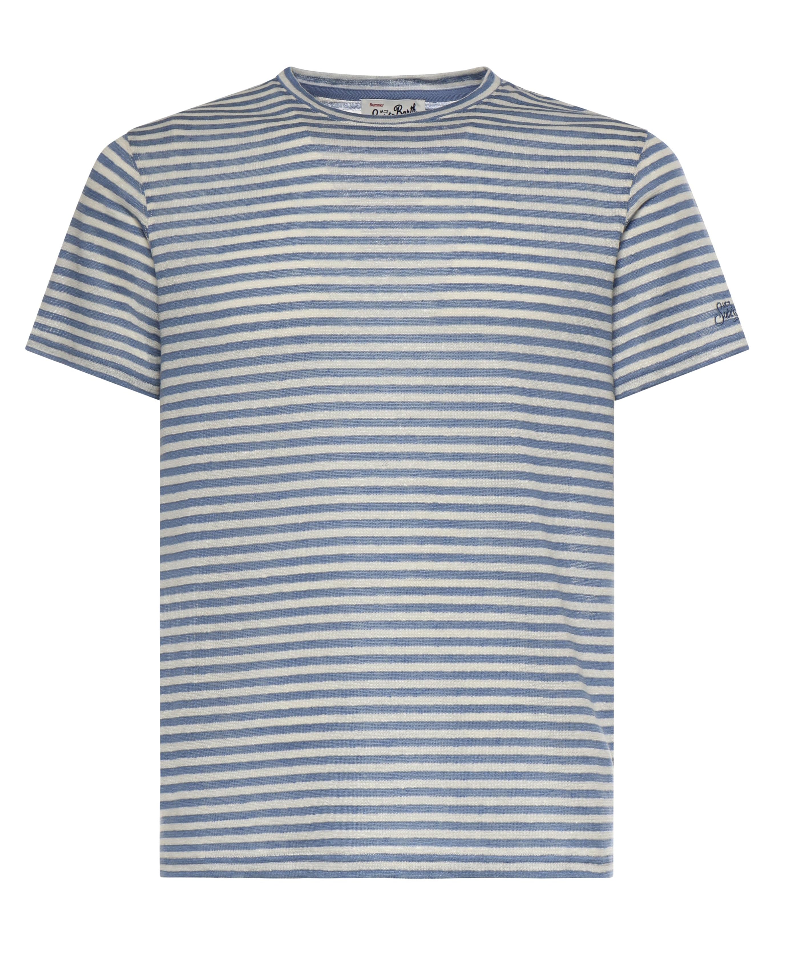 T-shirt Dover in cotone a righe DOV0010 01241L MC2 SAINT BARTH 
