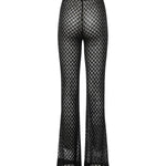 Pantaloni flare in viscosa lamé lavorazione raschel MC25SI00 BR014RS91RE MISSONI 