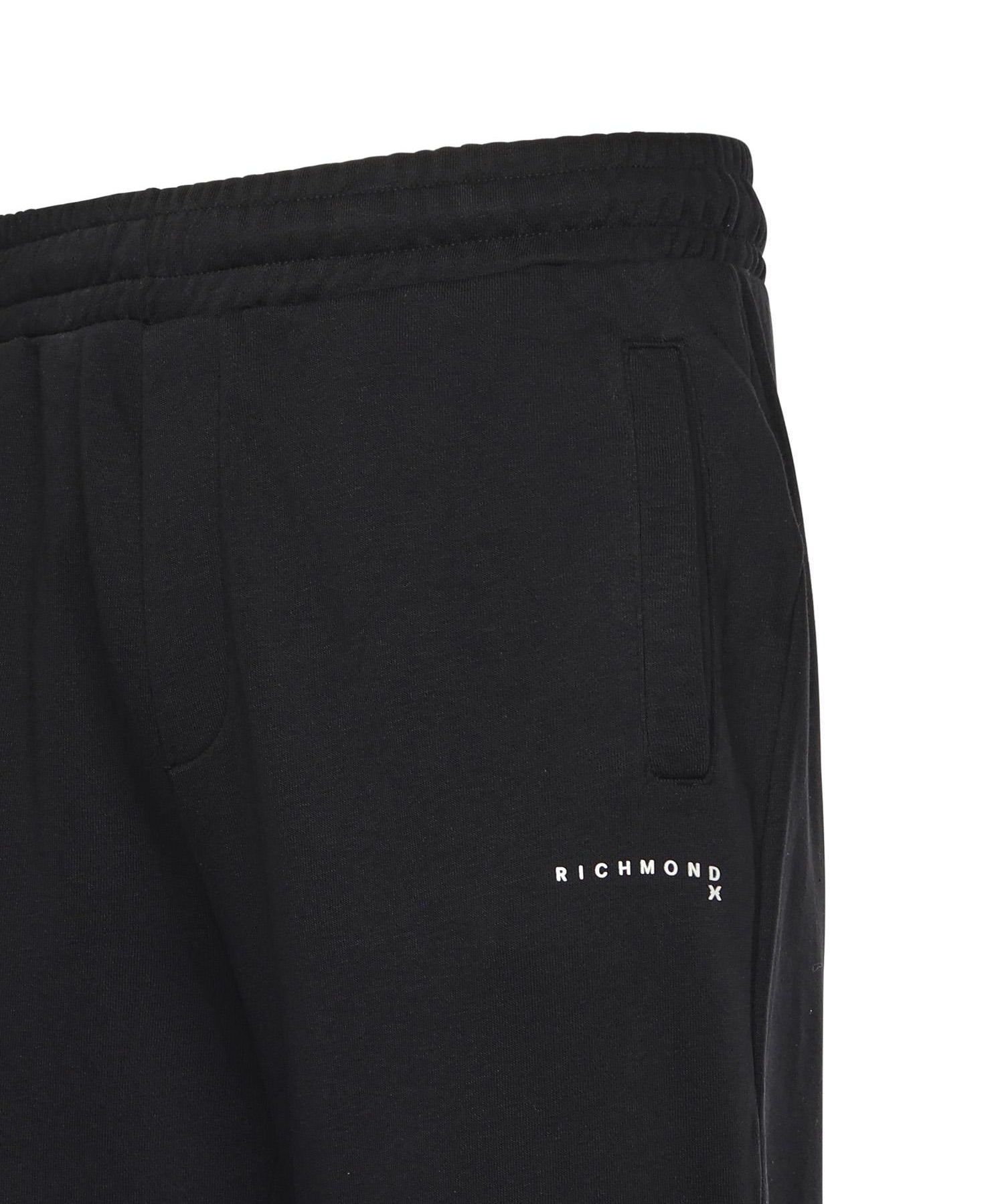Joggers in misto cotone con logo UMA25032PA BLACK RICHMOND X 