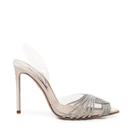Décolleté Gatsby in PVC con cristalli GASHIGL0 SAPFE4 AQUAZZURA 