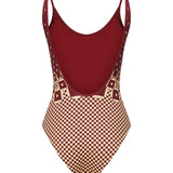 Costume intero con stampa micro patchwork FXBA53 AT8TF1MVR FENDI 