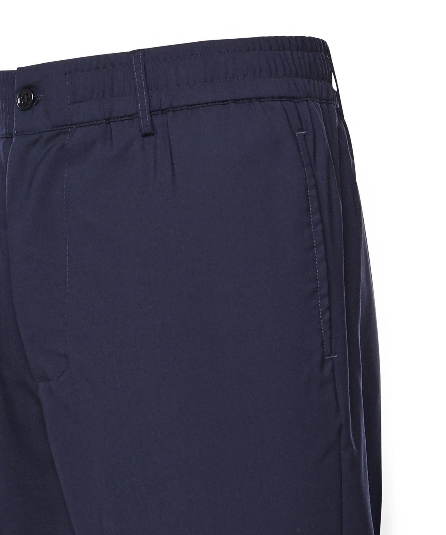 Pantaloni Astro in gabardine di misto lana ASTRO BLU GIULIANO GALIANO 