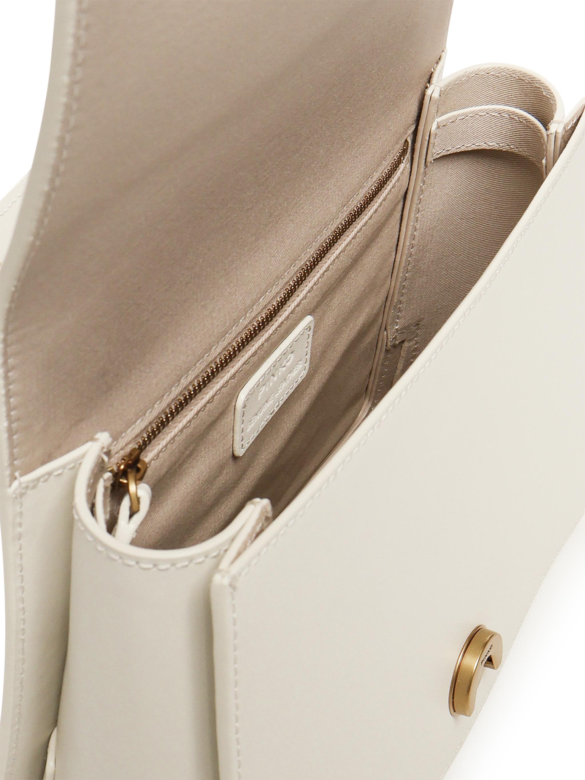 Borsa media a mano Love Bag Top Handle in pelle 100066 A0F1Z14Q PINKO 