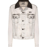 Blouson in denim GWB273 183TF0009 MIU MIU 