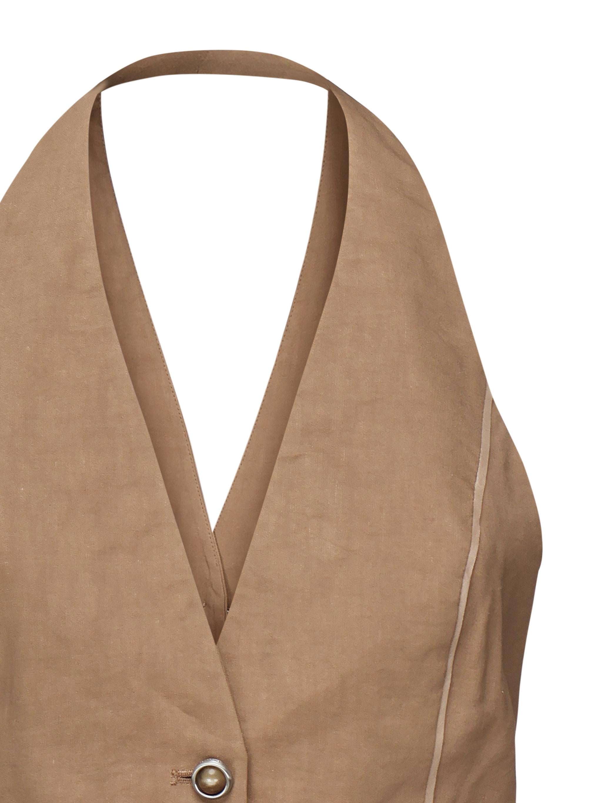Gilet cropped con schiena scoperta 104932 A2EEL31 PINKO 