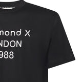 T-shirt con stampa in cotone UMA25169TS BLACK RICHMOND X 