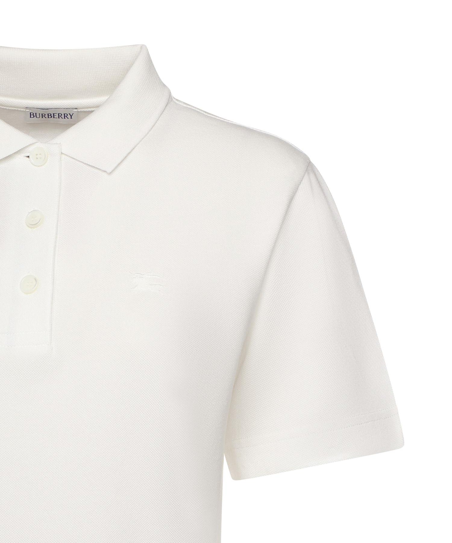 Polo in cotone con logo 8118961 B7078 BURBERRY 