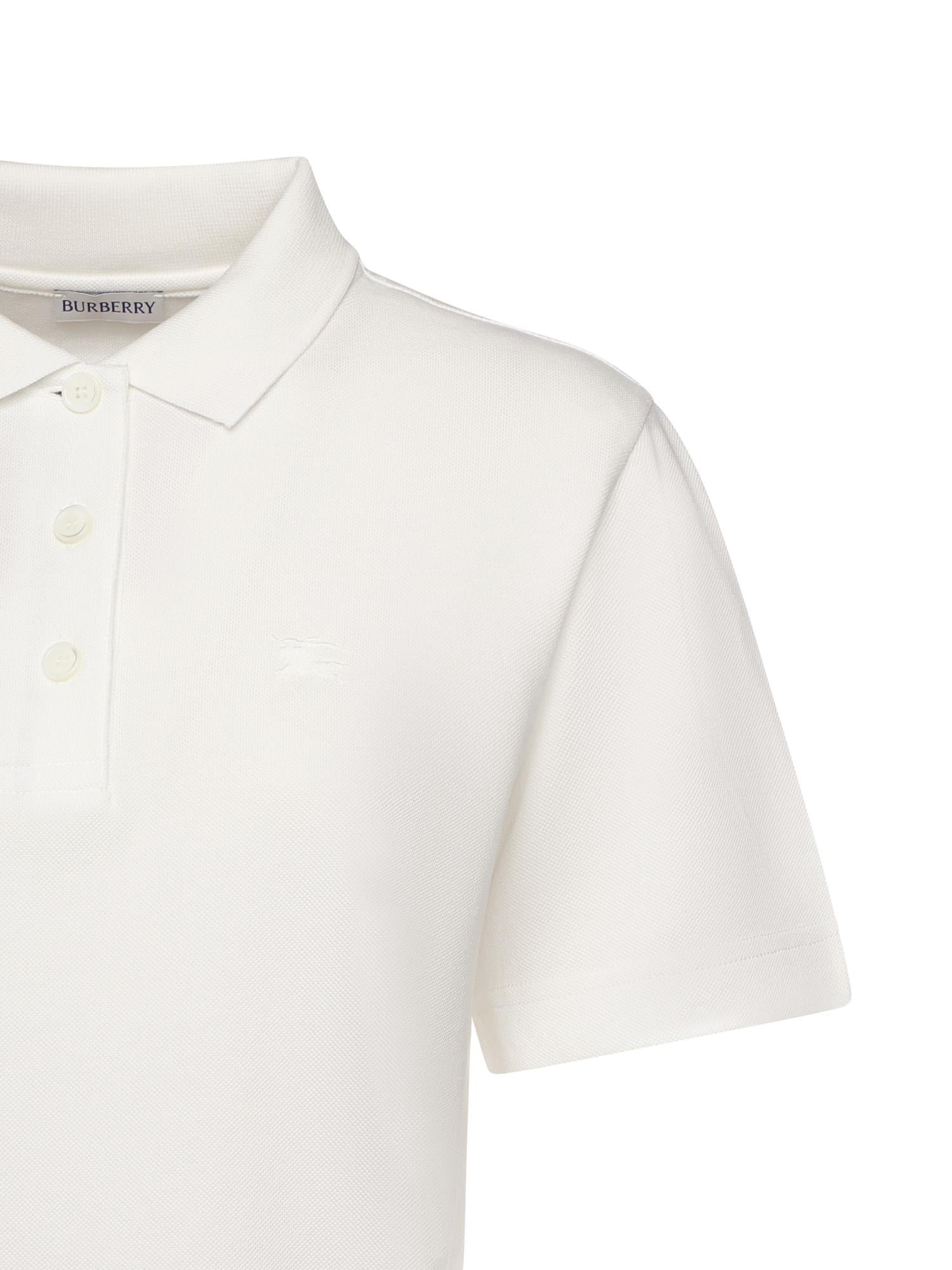 Polo in cotone con logo 8118961 B7078 BURBERRY 