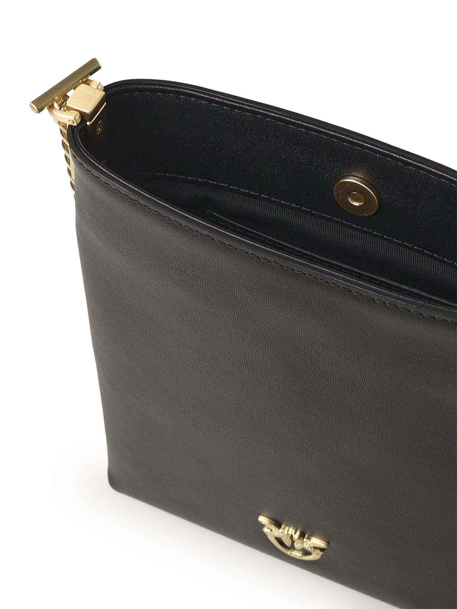 Borsa a tracolla con logo 105352 A0QOZ99V PINKO 