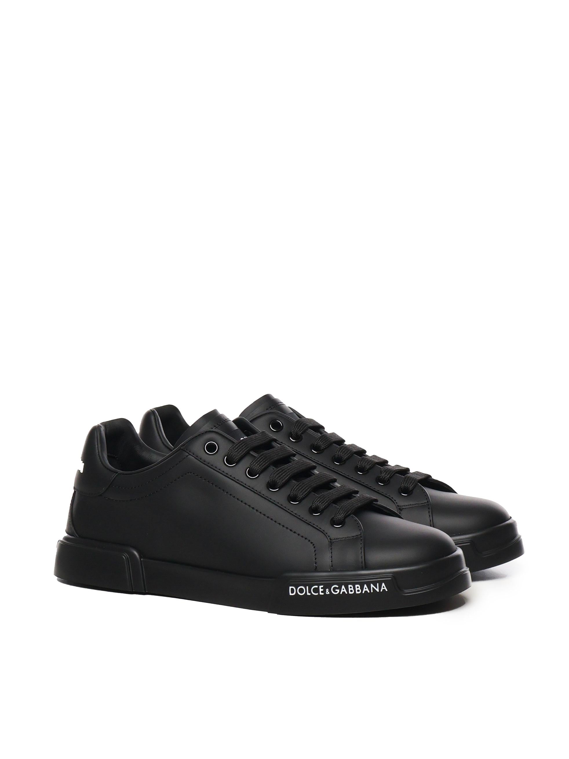 Sneaker Portofino in vitello nappato CS2332 AA3358B956 DOLCE & GABBANA 