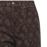 Jeans dritti con stampa all-over 115000 3074 ROTATE 