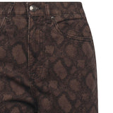 Jeans dritti con stampa all-over 115000 3074 ROTATE 