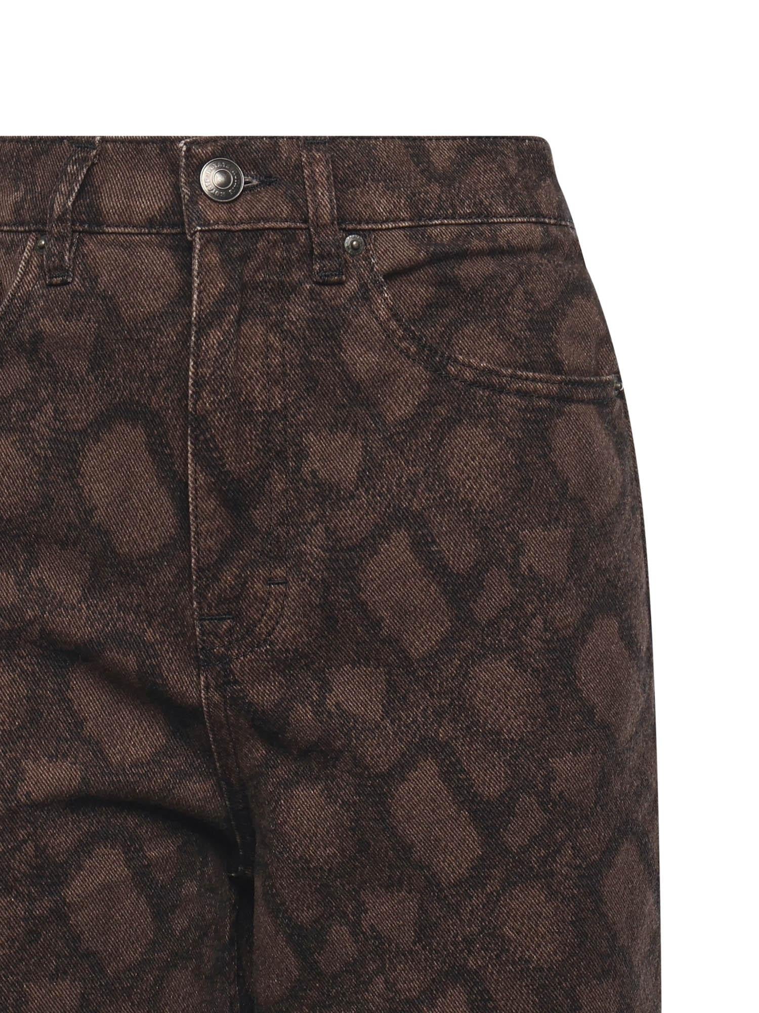 Jeans dritti con stampa all-over 115000 3074 ROTATE 