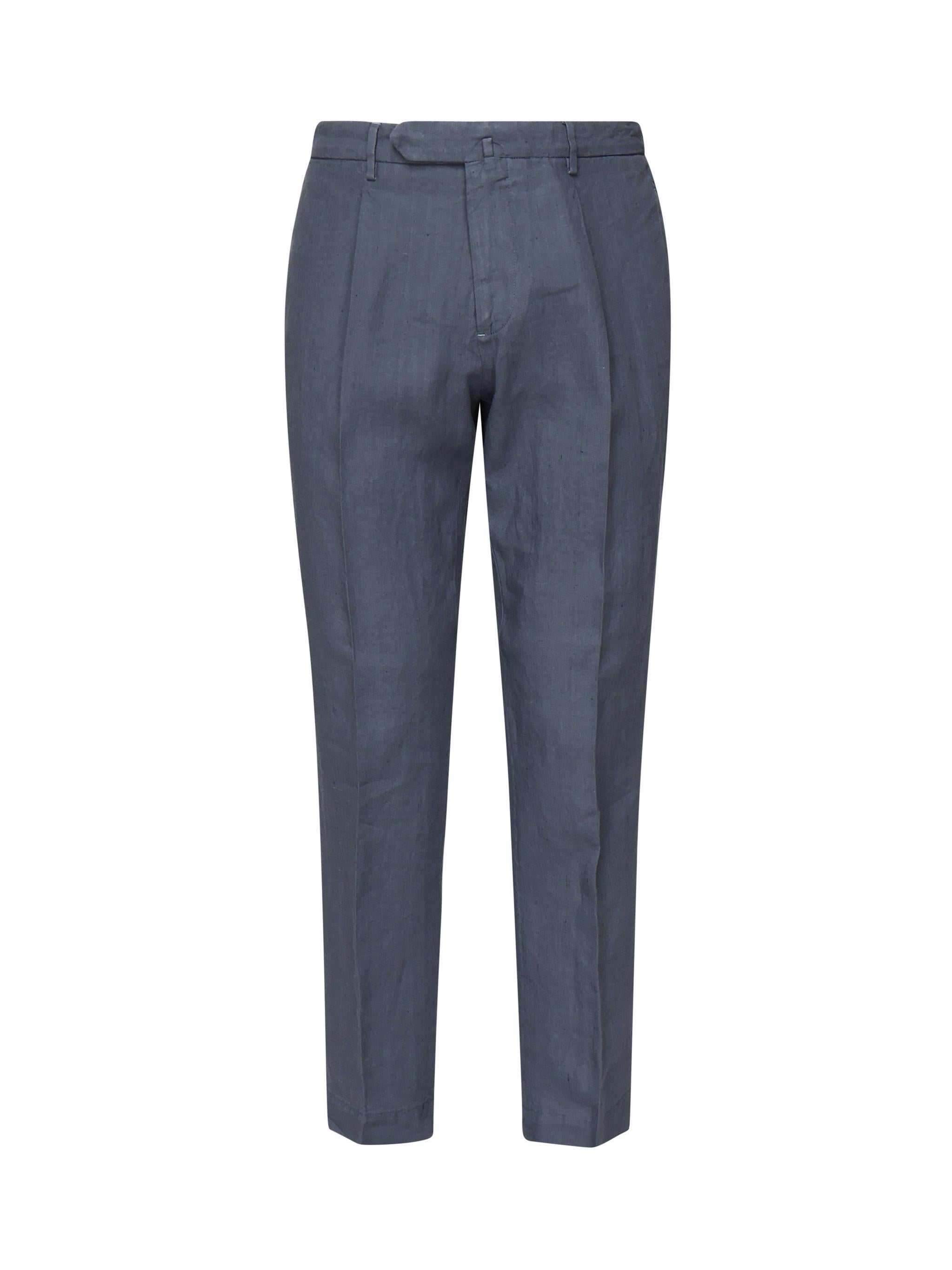 Pantaloni pince in lino ARECHIEVO6 TCR343475 SANTANIELLO 