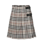 Mini kilt in lana Check<BR/> 8113042 C3142 BURBERRY 