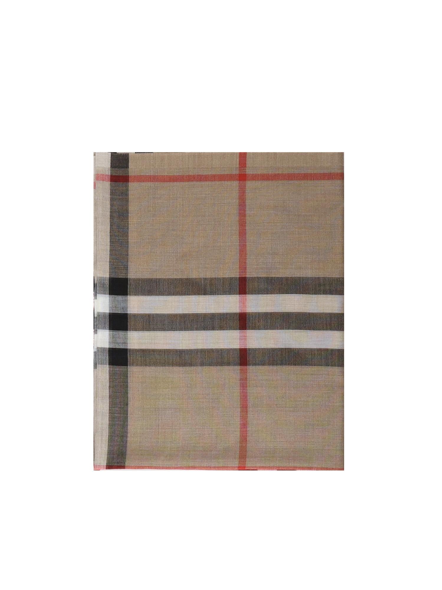 Sciarpa in lana e seta Check 8078779 A7026 BURBERRY 