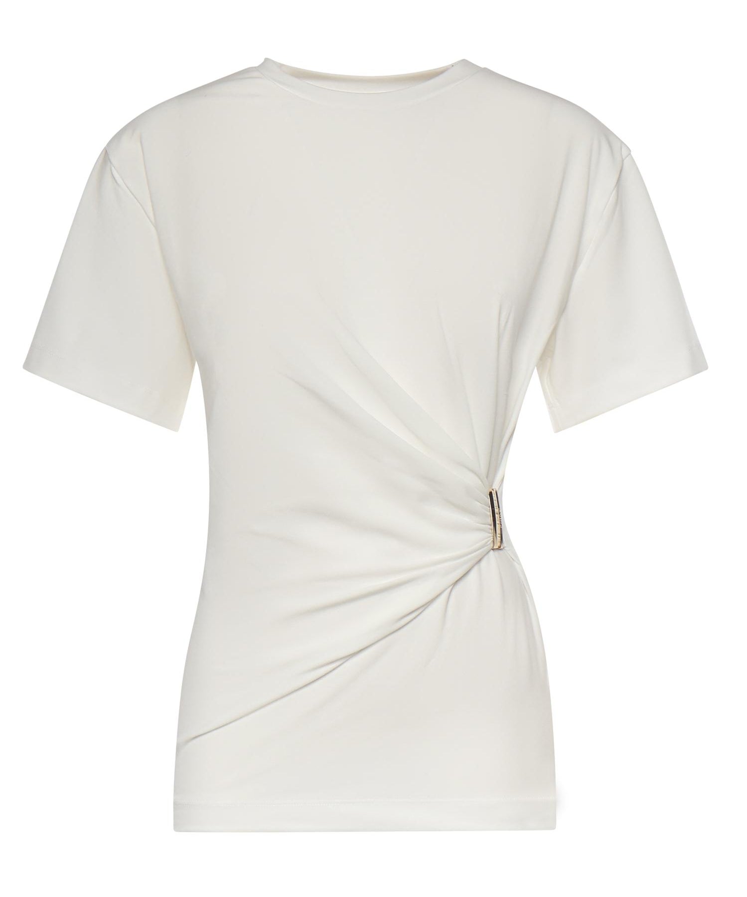 T-shirt Mary con drappeggio 106455 A35DZ05 PINKO 