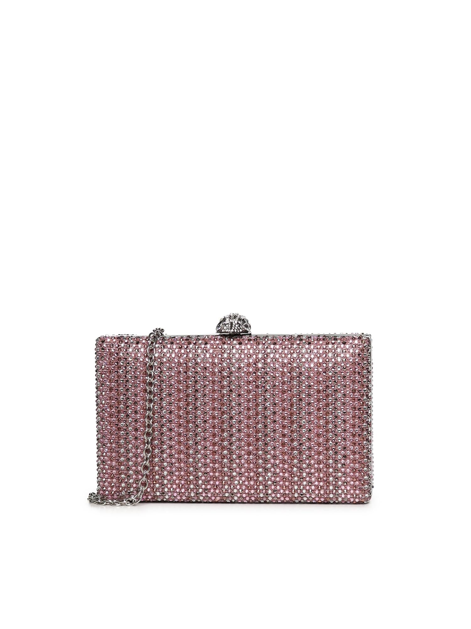 Clutch Crystal Kensington con cristalli 5569657609 PINK KURT GEIGER 