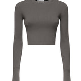 Maglia crop in viscosa crêpe 2511361243600 013 MAX MARA 