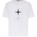 T-shirt con stampa 'Light Compass' L1S152100001 S0363V0001 STONE ISLAND 