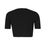Crop top in cotone 224MPU164FI0001 -9999 COURREGES 