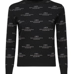 Maglione con logo all-over 812576 T17241269 BALENCIAGA 