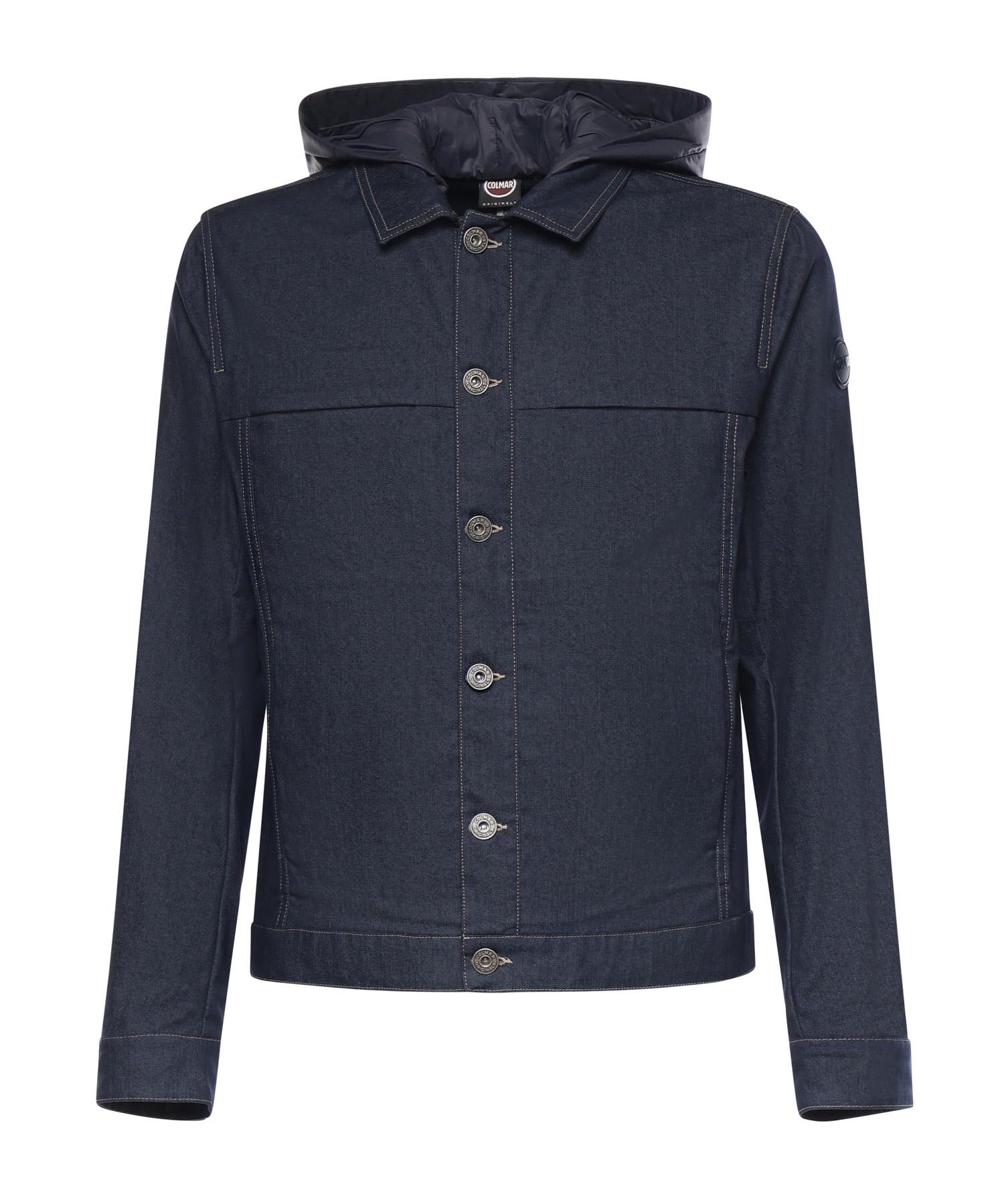 Giacca in denim con cappuccio removibile 1853 1FQ68 COLMAR ORIGINALS 