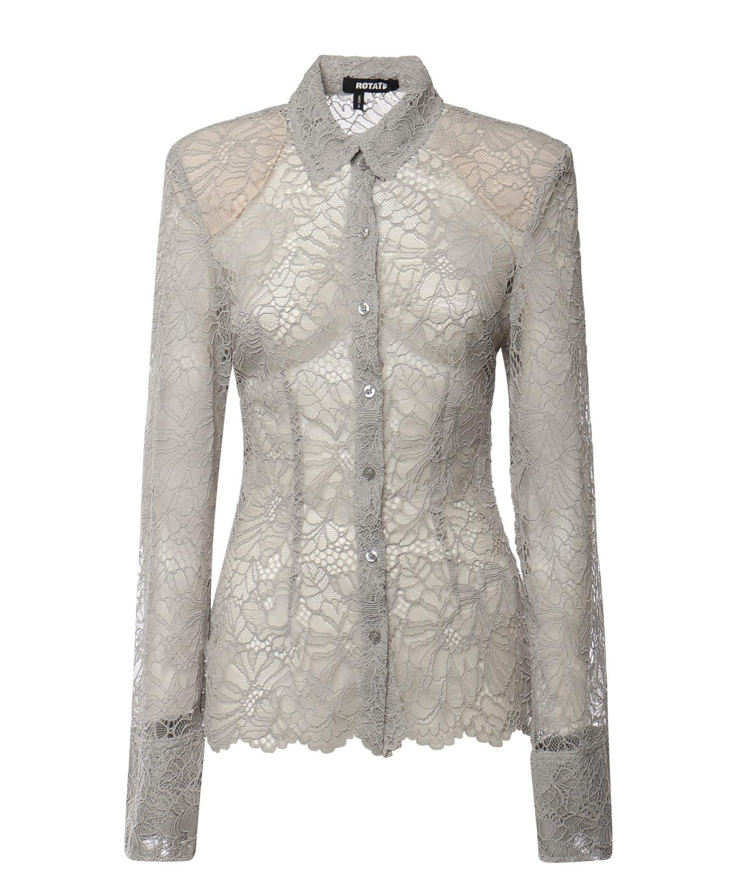 Camicia floreale in rete<BR/> 115704 039 ROTATE 
