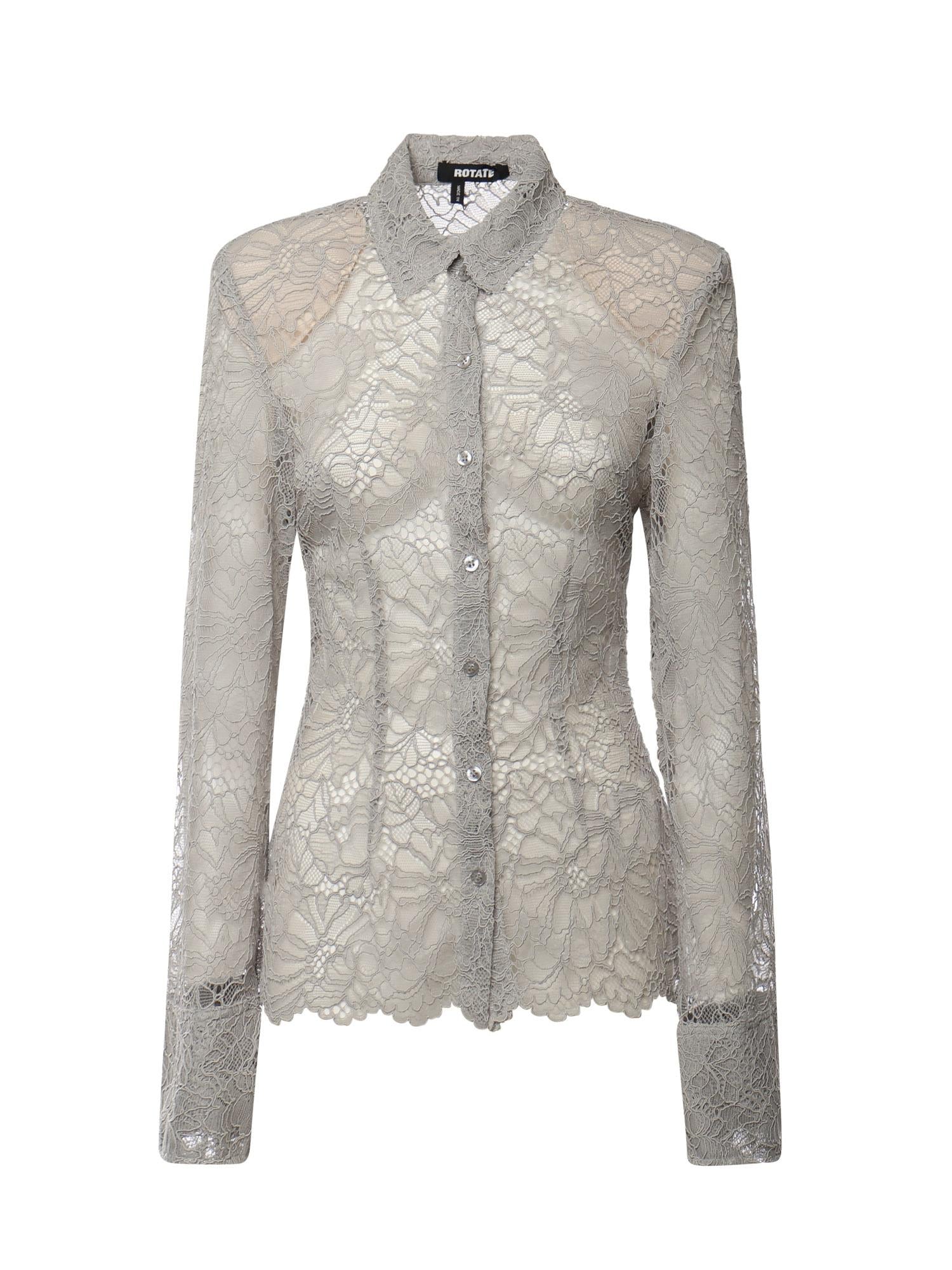 Camicia floreale in rete<BR/> 115704 039 ROTATE 